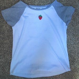 STRAWBERRY CROP TOP